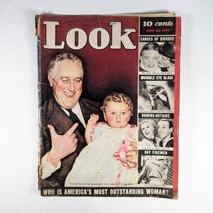 June 1937 LOOK magazine Ginger Rogers Fred Astaire Roosevelt